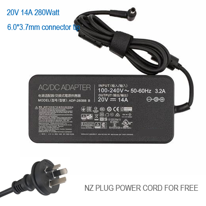 ASUS 20V 14A 280Watt charger 6.0*3.7mm tip